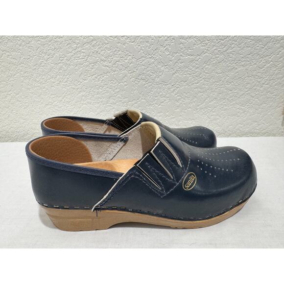 Sanita Professional Clogs Blue Womens EU 39 US 8.5 Slip On Nurse Made in Denmark - Picture 9 of 10